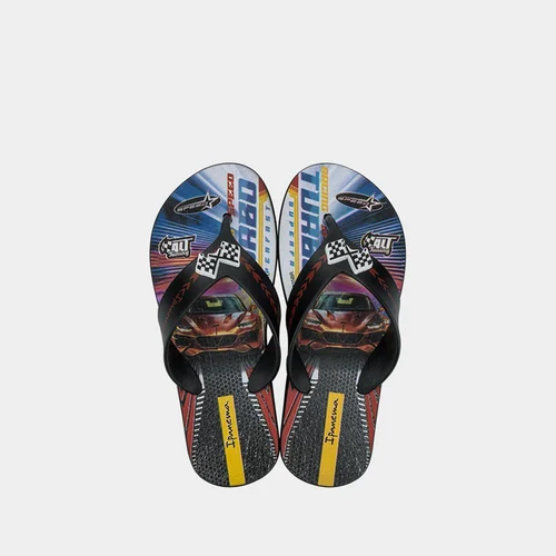 Chinelo Infantil Ipanema Carros Preto