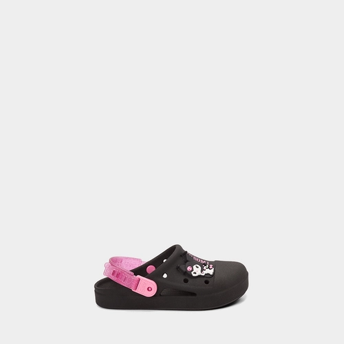 Babuche Infantil Grendene Kids Hello Kitty Fun Preto