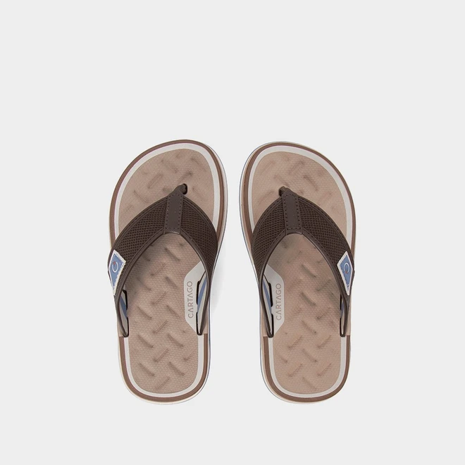 Chinelo Infantil Cartago Malaga Sport II Bege