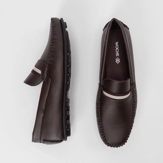 Mocassim Masculino Woche Marrom