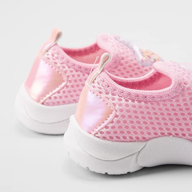 Slip On Bebê Gabrielinha Calce Fácil Detalhe Estrela Rosa