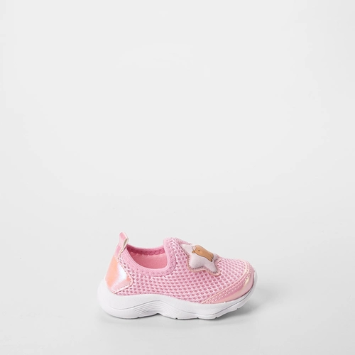Slip On Bebê Gabrielinha Calce Fácil Detalhe Estrela & Capivara Rosa
