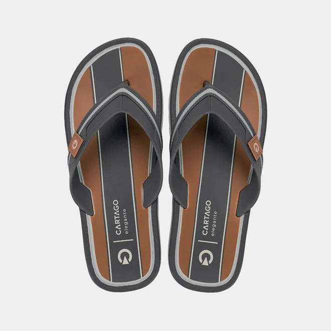 Chinelo Masculino Cartago Maiorca III Cinza