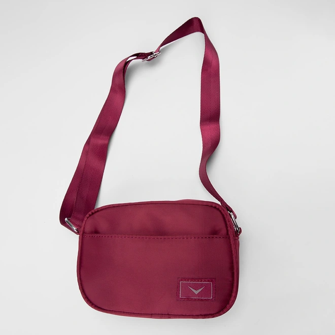 Bolsa Camera Bag Vertus Pequena Transversal Vinho