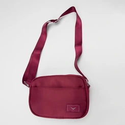 Bolsa Camera Bag Vertus Pequena Transversal Vinho