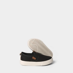Slip On Infantil Ollie Original Indy 2 Calce Fácil Detalhe Pespontos Preto