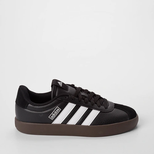 Tênis Casual Masculino Adidas VL Court 3.0 Original Recorte Camurça Preto