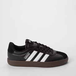 Tênis Casual Masculino Adidas VL Court 3.0 Original Recorte Camurça Preto