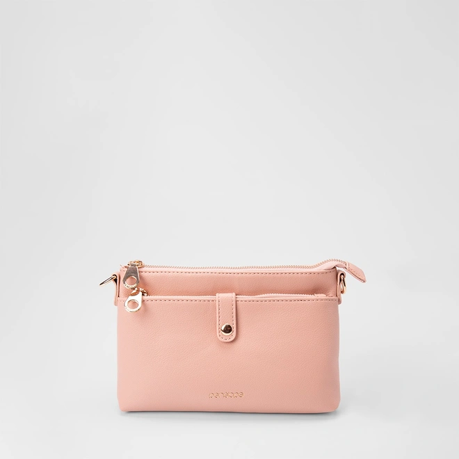 Bolsa Transversal Penélope Média Bolso Frontal Nude