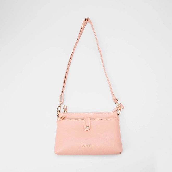 Bolsa Transversal Penélope Média Bolso Frontal Nude