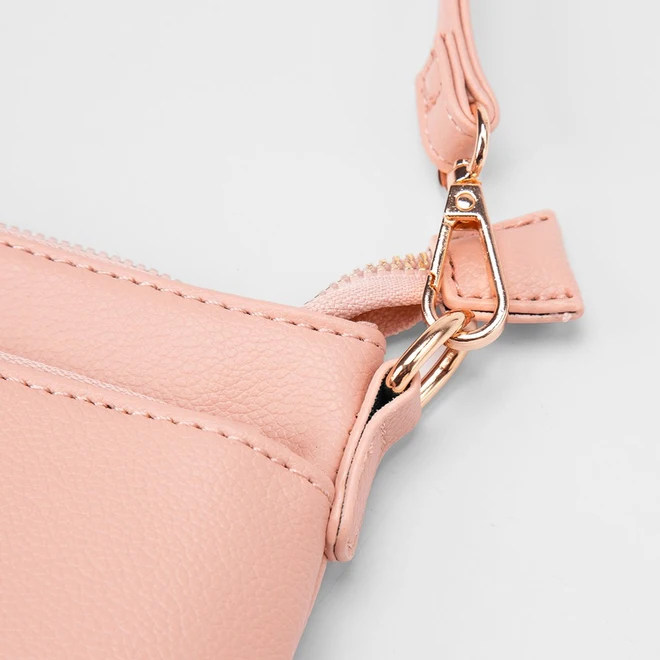 Bolsa Transversal Penélope Média Bolso Frontal Nude
