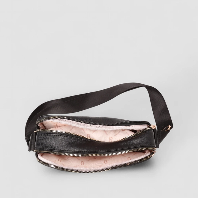 Bolsa Câmera Bag Gabriela Média Zíper Preto