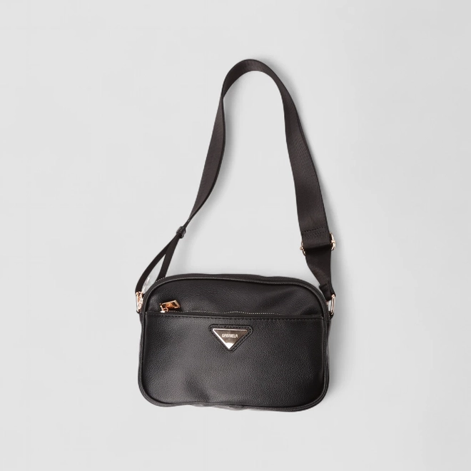 Bolsa Câmera Bag Gabriela Média Zíper Preto