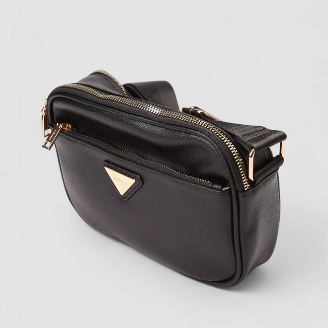Bolsa Câmera Bag Gabriela Média Zíper Preto
