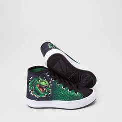 Tênis Infantil Vertus Casual Dinossauro Preto