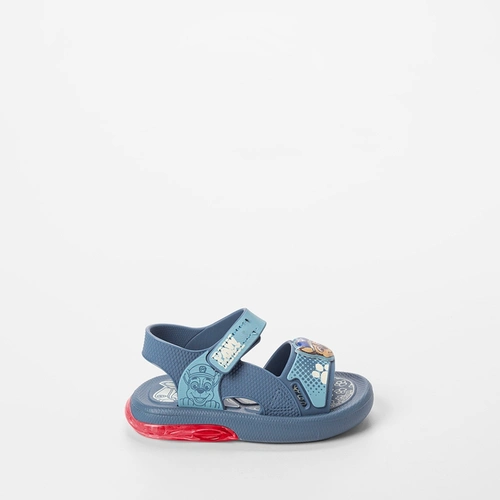 Sandália Bebê Grendene Kids Patrulha Canina Led Azul