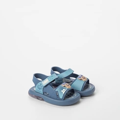 Sandália Bebê Grendene Kids Patrulha Canina Led Azul