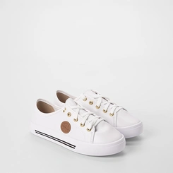 Tênis Casual Feminino Moleca Branco