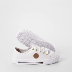 Tênis Casual Feminino Moleca Branco