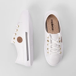 Tênis Casual Feminino Moleca Branco