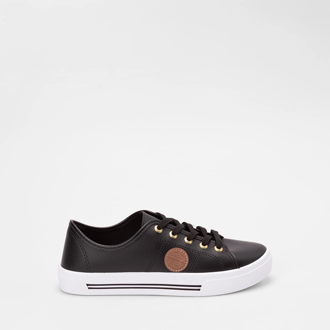 Tênis Casual Feminino Moleca Preto