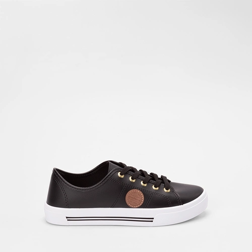 Tênis Casual Feminino Moleca Preto