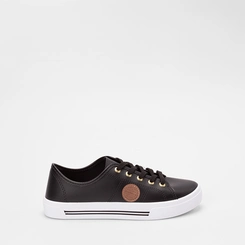Tênis Casual Feminino Moleca Preto