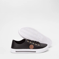 Tênis Casual Feminino Moleca Preto