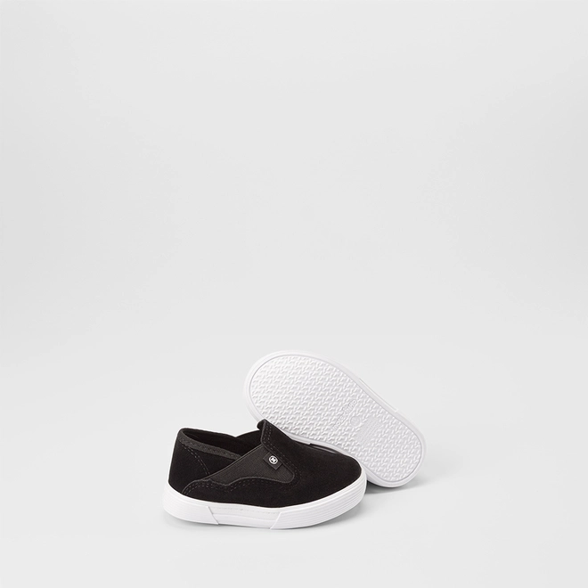 Slip On Bebê Molekinho Camurça Preto