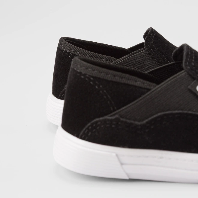 Slip On Bebê Molekinho Camurça Preto