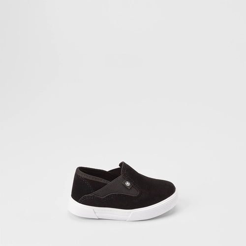 Slip On Bebê Molekinho Camurça Preto