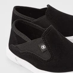 Slip On Bebê Molekinho Camurça Preto