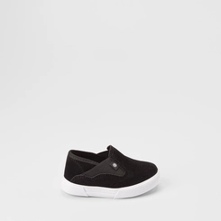 Slip On Bebê Molekinho Camurça Preto