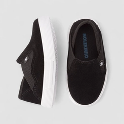 Slip On Bebê Molekinho Camurça Preto