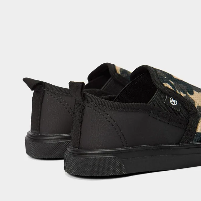 Slip On Bebê Molekinho Camuflado Preto