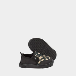 Slip On Bebê Molekinho Camuflado Preto