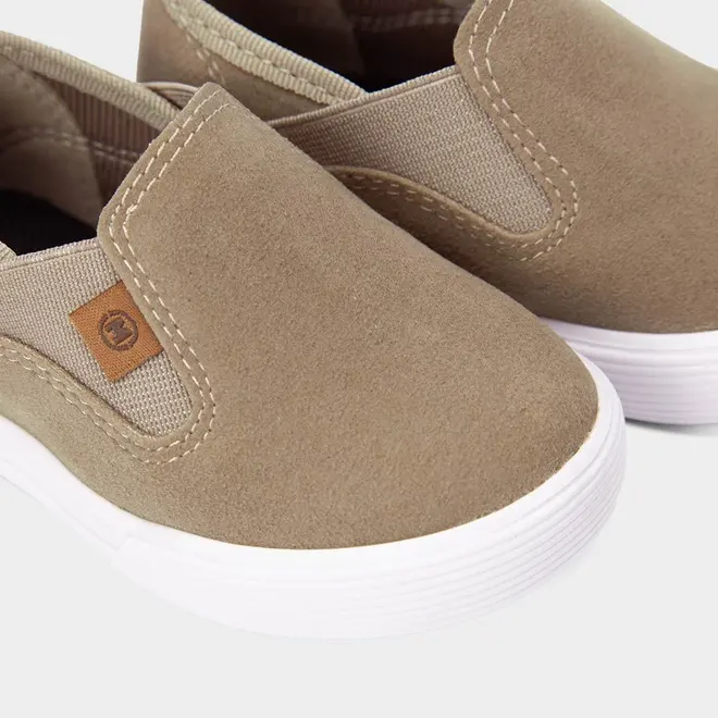 Slip On Bebê Molekinho Camurça Bege