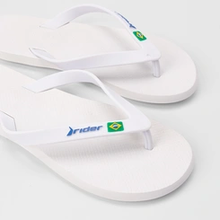 Chinelo Masculino Rider R1 Brasil Branco