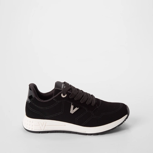 Tênis Casual Feminino Via Marte Nobuck Preto