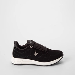 Tênis Casual Feminino Via Marte Nobuck Preto