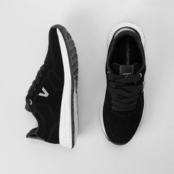 Tênis Casual Feminino Via Marte Nobuck Preto
