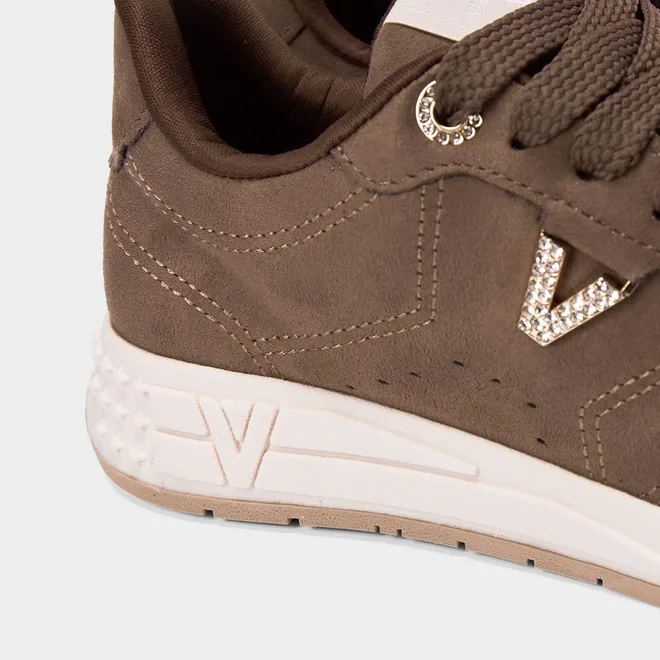 Tênis Casual Feminino Via Marte Nobuck Marrom