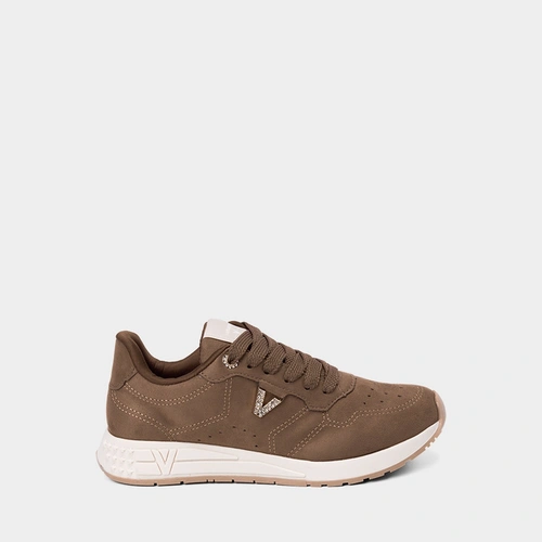 Tênis Casual Feminino Via Marte Nobuck Marrom