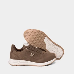 Tênis Casual Feminino Via Marte Nobuck Marrom