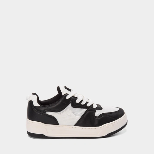 Tênis Casual Feminino Via Marte Branco & Preto