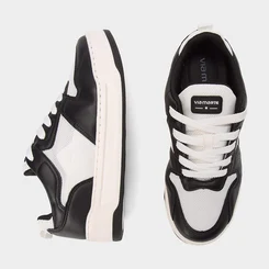 Tênis Casual Feminino Via Marte Branco & Preto