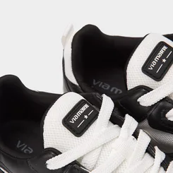 Tênis Casual Feminino Via Marte Branco & Preto
