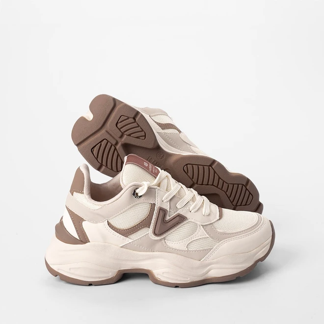 Tênis Chunky Feminino Via Marte Marfim & Off White