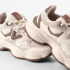 Tênis Chunky Feminino Via Marte Marfim & Off White
