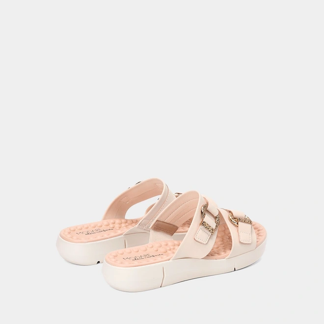 Tamanco Feminino Modare Ultraconforto Tira Dupla Fivela Off White